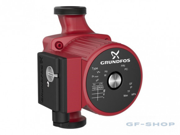 Насос циркуляционный Grundfos UPS 25-80 180 1x230v (без гаек)