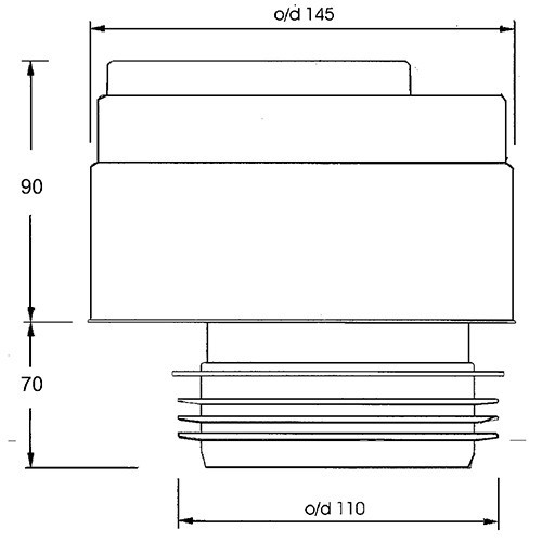Вентиляционный клапан 110мм MRAA1 McAlpine Вентиляционный клапан 110мм MRAA1 McAlpine
