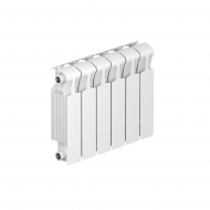 Радиатор биметаллический монолитный Rifar Monolit 300 6 секций, боковое подключение