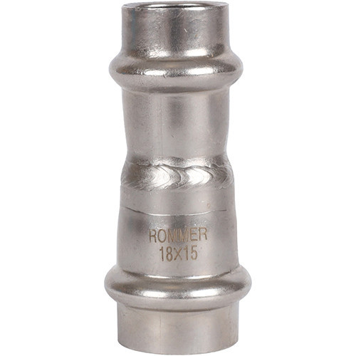 Пресс-муфта переходная Rommer ф18х15 ВПр нержавеющая сталь