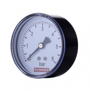 Манометр Rommer 1/4" аксиальный 50 мм 0-6 бар