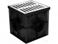Дождеприемник STEELOT 30*30 с РВП оцинкованный комплект