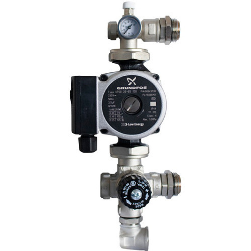 Насосно-смесительный узел с термостатическим клапаном, Grundfos UPSO 26-65 130 Stout