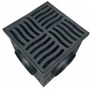 Дождеприемник STEELOT 30*30 с РВП чугунный комплект 