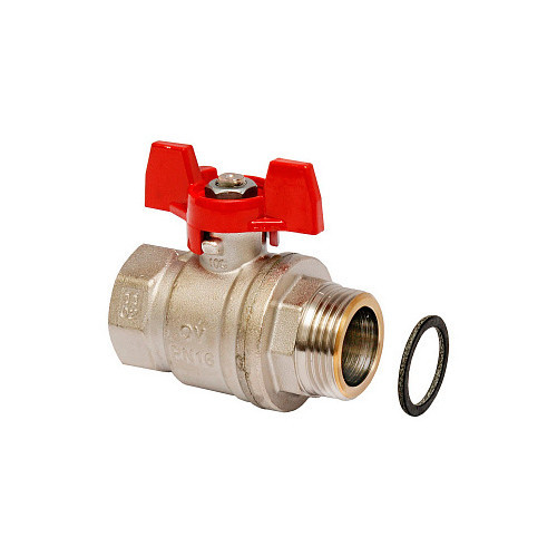 Шаровой кран с плоским уплотнением G3/4"хG1" Oventrop