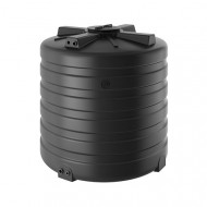 Бак для воды ATV Premium 1500 DW (черно-белый) с поплавком пластиковый