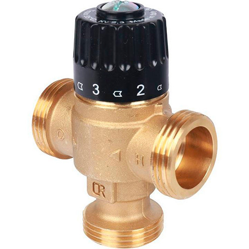 Термостатический клапан НР 3/4" 30-65°С KV 1.8 м3/ч Stout