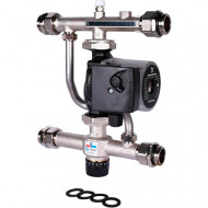 Насосно-смесительный узел с термостатическим клапаном 30-60°C, c насосом Stout Насосно-смесительный узел с термостатическим клапаном 30-60°C, c насосом Stout