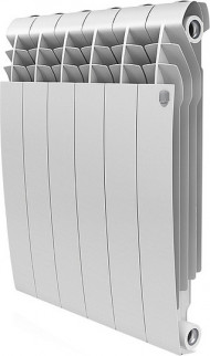 Радиатор биметаллический секционный Royal Thermo Biliner Bianco Traffico 500 6 секций, боковое подключение Радиатор биметаллический секционный Royal Thermo Biliner Bianco Traffico 500 6 секций, боковое подключение