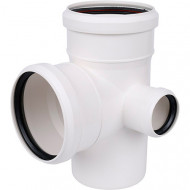 Крестовина двухплоскостная, правая ф110х110х50х87° Sinikon