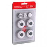 Присоединительный набор 1"х1/2" белый Royal Thermo