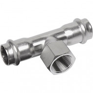 Пресс-тройник ВР 22х1/2"х22 Sanha нержавеющая сталь