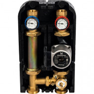 Насосная группа с 3-х ходовым приводным смесителем 1 1/4" с насосом Grundfos UPSO 25-65 39kW Stout Насосная группа с 3-х ходовым приводным смесителем 1 1/4" с насосом Grundfos UPSO 25-65 39kW Stout