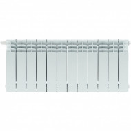 Радиатор биметаллический TITAN VENTIL 350 12 секций, нижнее правое, белый RAL 9016 STOUT Радиатор биметаллический TITAN VENTIL 350 12 секций, нижнее правое, белый RAL 9016 STOUT