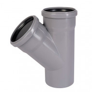 Тройник ф90/90 45° Ostendorf HTB