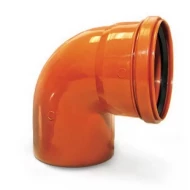 Отвод 90° ф110 Рыжий Ostendorf