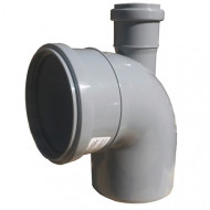 Отвод с верхним патрубком ф110х50 87° Sinikon Standart