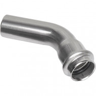 Пресс-отвод однораструбный 45° нержавеющая сталь 22 Sanha