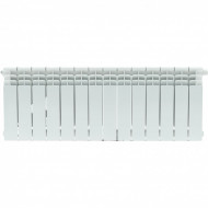 Радиатор биметаллический TITAN VENTIL 350 14 секций, нижнее правое, белый RAL 9016 STOUT Радиатор биметаллический TITAN VENTIL 350 14 секций, нижнее правое, белый RAL 9016 STOUT