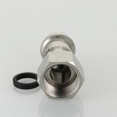 Соединитель с накидной гайкой Valtec Inox 22 мм х 1/2"