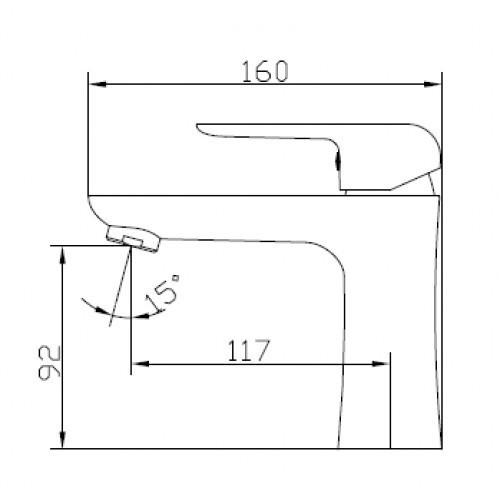 Смеситель для раковины Glory 69211 Kaiser White
