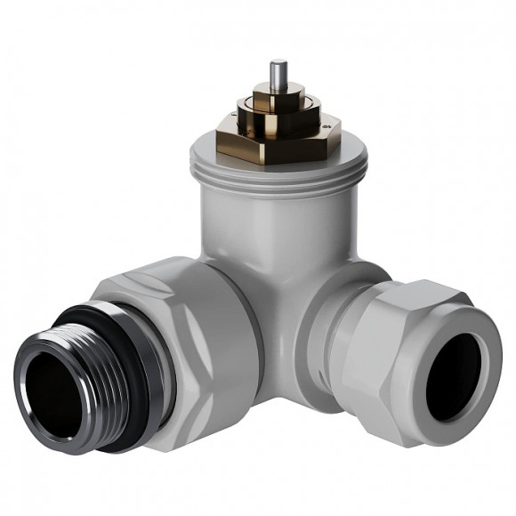 Набор термостатический трехосевой Royal Thermo Design Pro 15мм М30х1,5 (Белый)