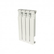 Радиатор биметаллический секционный Profi BM 500 4 секции, боковое подключение Ral 9016 ROMMER