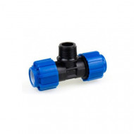 Тройник ПНД ф32х3/4"х32 НР Политэк