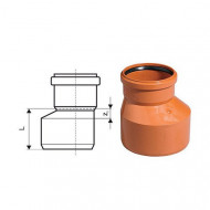 Переход эксцентрический ф200/160 Рыжий Ostendorf