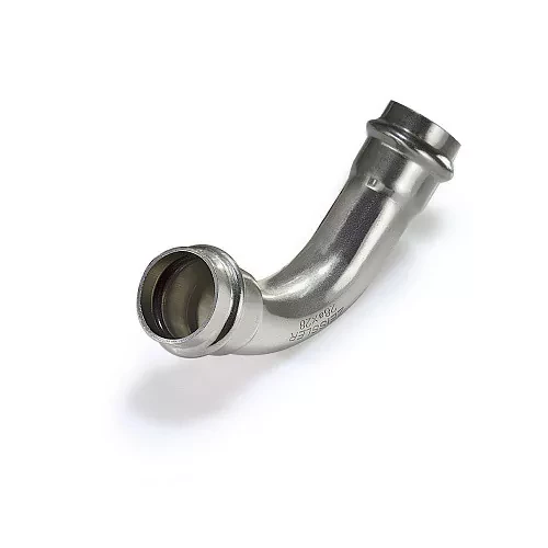 Пресс-угольник Zeissler ф15х45° ВПр-ВПр из нержавеющей стали