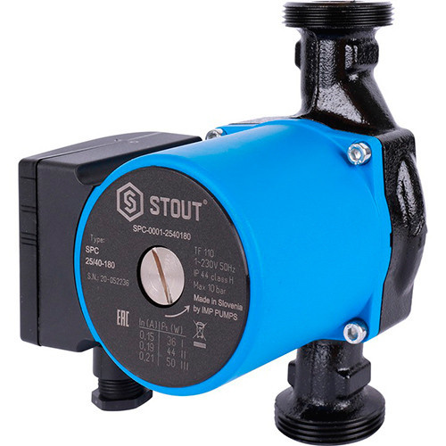Циркуляционный насос Stout 25/40-180 мм
