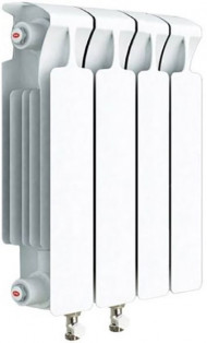 Радиатор биметаллический монолитный Rifar Monolit Ventil 500 4 секции, нижнее левое подключение