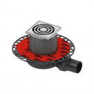 TECE TECEdrainpoint S110 трап низкий горизонтальный Хром матовый 3601100