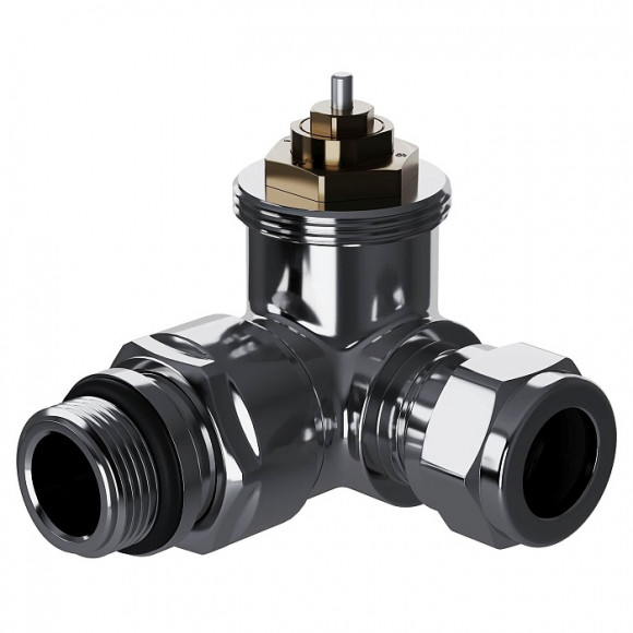 Набор термостатический трехосевой Royal Thermo Design Pro 15мм М30х1,5 (Хром)