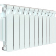 Радиатор биметаллический монолитный Rifar Monolit 350 11 секций, боковое подключение