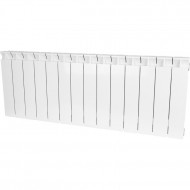 Радиатор биметаллический секционный STYLE 350 14 секций, боковое подключение Ral 9010 STOUT Радиатор биметаллический секционный STYLE 350 14 секций, боковое подключение Ral 9010 STOUT