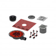 TECE TECEdrainpoint S Комплект точечного трапа с сифоном DN 50 с декоративной решеткой KDP-S110