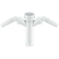 Вставка с 2-мя адаптерами под углом ф1 1/2" TEE4 McAlpine