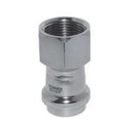 Пресс-переходник Rommer ф22х3/4" ВПр-Вр нержавеющая сталь