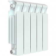 Радиатор биметаллический монолитный Rifar Monolit 350 5 секций, боковое подключение