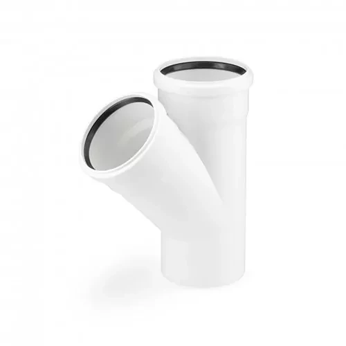 Тройник 50/40/45° Raupiano Plus Rehau