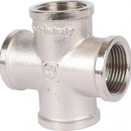 Крестовина никелированная Stout 3/4" ВР