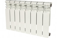 Радиатор биметаллический секционный Profi BM 350 8 секций, боковое подключение Ral 9016 ROMMER