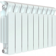 Радиатор биметаллический монолитный Rifar Monolit 350 9 секций, боковое подключение