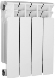Радиатор биметаллический секционный Rifar Base 350 4 секции, боковое подключение Радиатор биметаллический секционный Rifar Base 350 4 секции, боковое подключение
