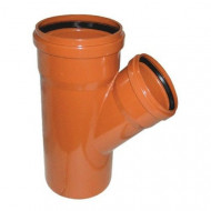 Тройник 45° ф200х110 Рыжий Ostendorf