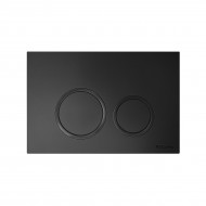 TECE TECEspring R Панель смыва с круглыми кнопками черный матовый 9940104 TECE TECEspring R Панель смыва с круглыми кнопками черный матовый 9940104