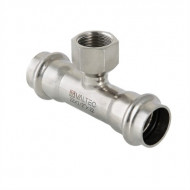  Тройник с внутренней резьбой Valtec Inox 54 мм х 1/2"