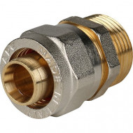 Муфта обжимная НР 16х1/2" Stout