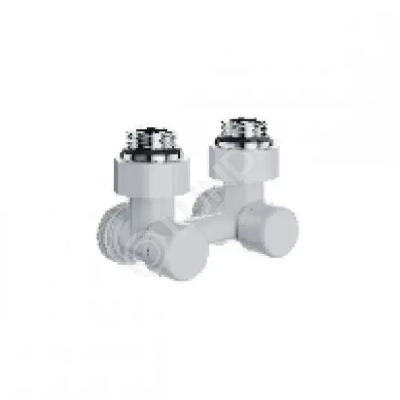 Узел нижнего подключения Royal Thermo Design угловой 1/2"х3/4" EK (белый)